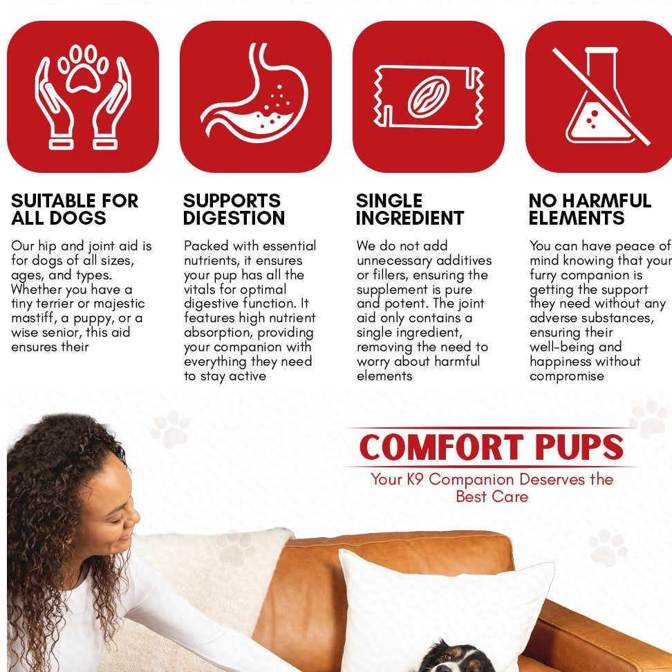 Hip & Joint Health Supplement - K9 Comfort Downtown 